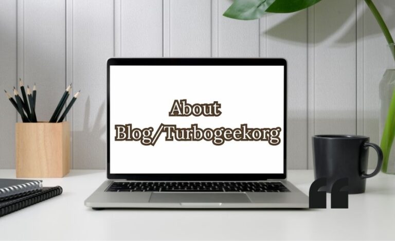 About Blog/Turbogeekorg