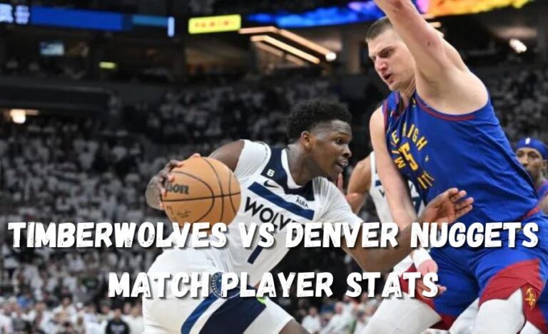 timberwolves vs denver nuggets match player stats