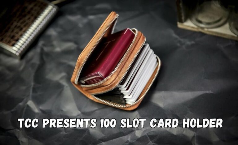 tcc presents 100 slot card holder