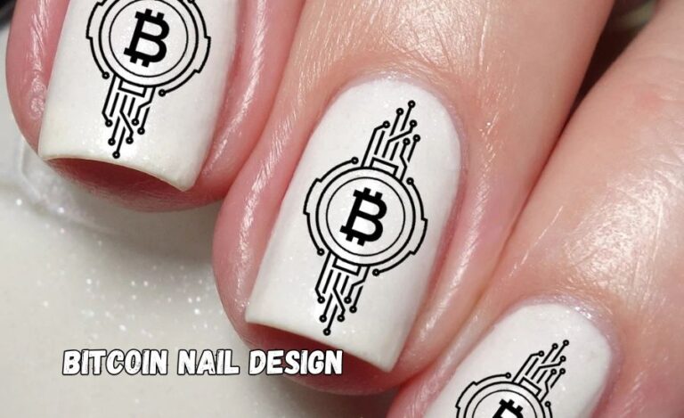 bitcoin nail design