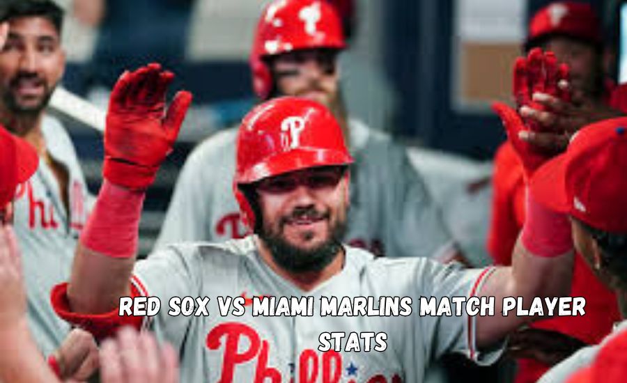 red sox vs miami marlins match player stats