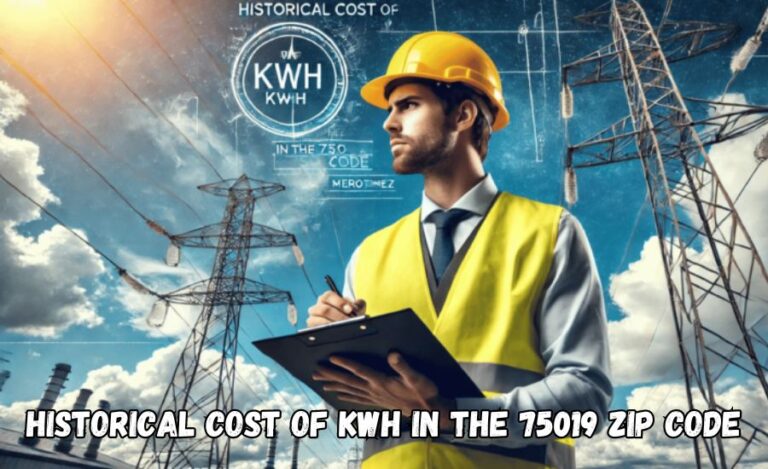 historical cost of kwh in the 75019 zip code