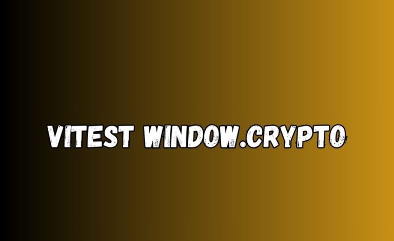 vitest window.crypto