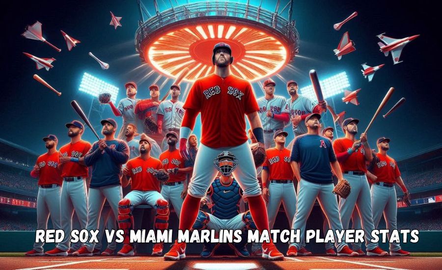 red sox vs miami marlins match player stats