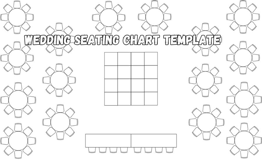 wedding seating chart template