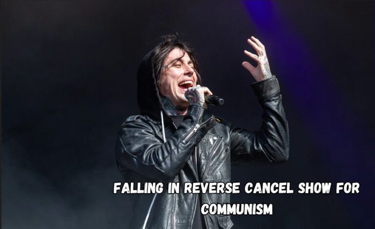 falling in reverse cancel show for communism