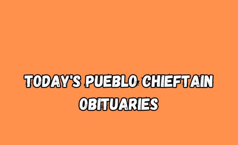 today's pueblo chieftain obituaries