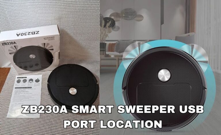 zb230a smart sweeper usb port location